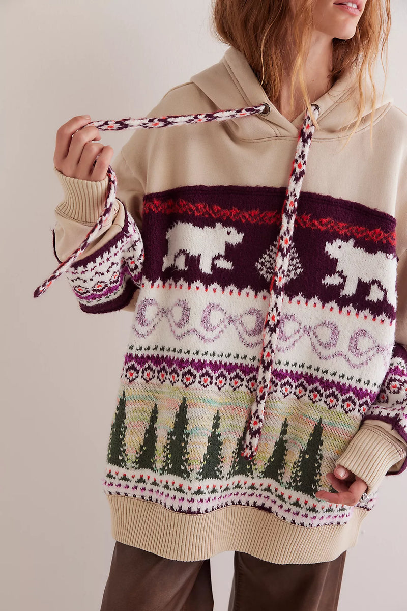 free people: lutz sweatshirt-bear combo