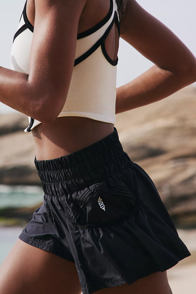 free people movement: get your flirt on short-black