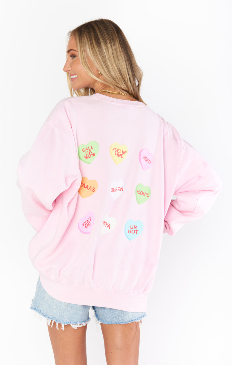 show me your mumu: stanley sweatshirt-candy crush graphic