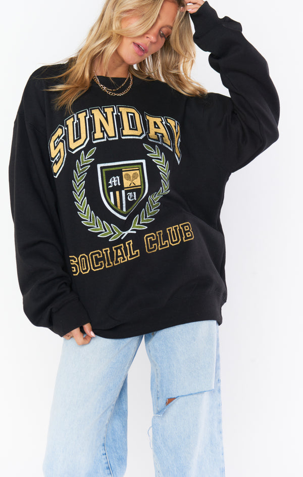 show me your mumu: stanley sweatshirt-sunday social graphic