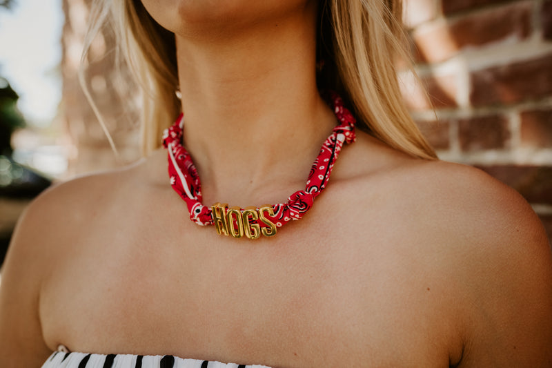 gemelli: gold slide on HOGS letters set