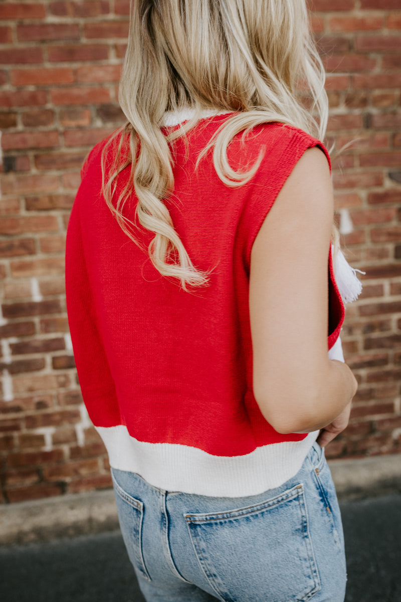 queen of sparkles: licensed WPS pennant sweater tank