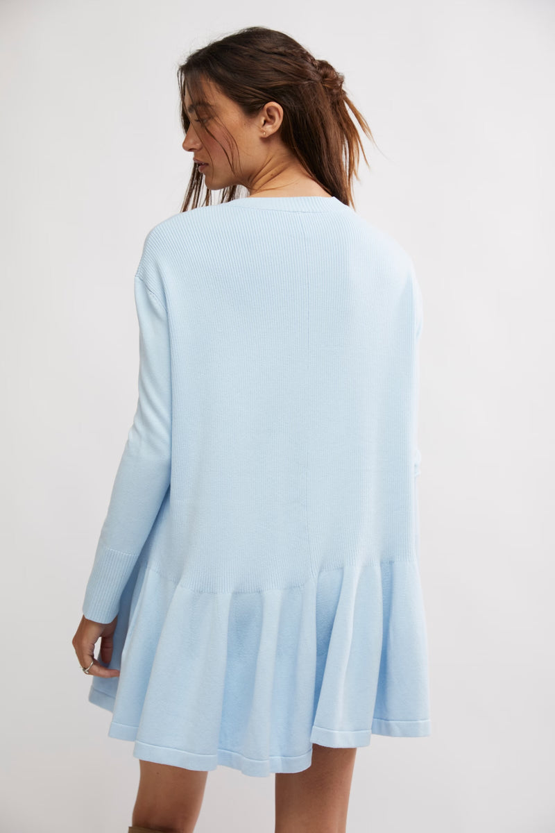 free people: time on my side mini dress-ice water