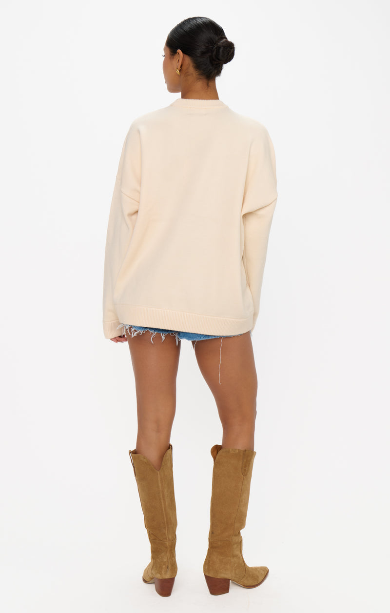 show me your mumu: stay awhile sweater-cowboy boot knit