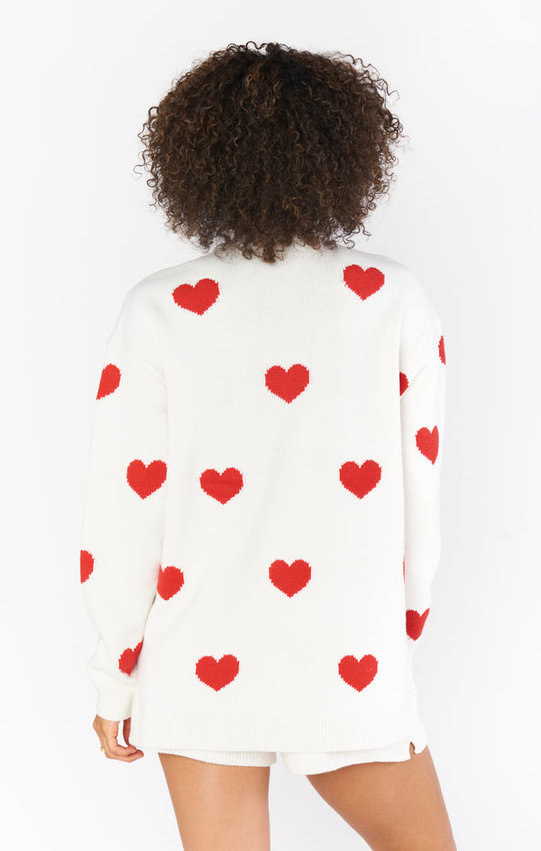 show me your mumu: go to sweater-tossed heart knit red