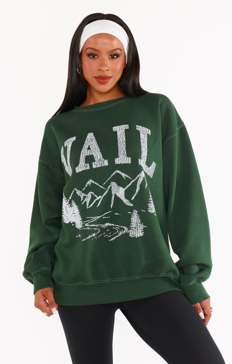 show me your mumu: stanley sweatshirt-vail graphic