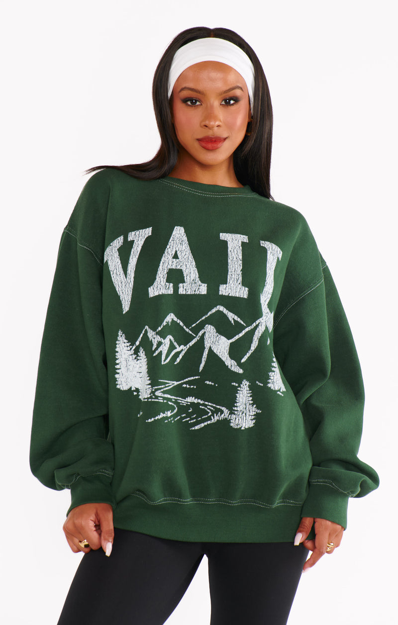 show me your mumu: stanley sweatshirt-vail graphic