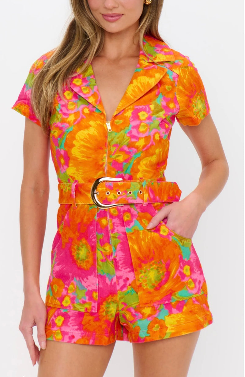show me your mumu: outlaw romper-miss malibu denim
