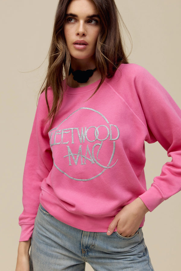 daydreamer: fleetwood mac circle logo-pink rouge