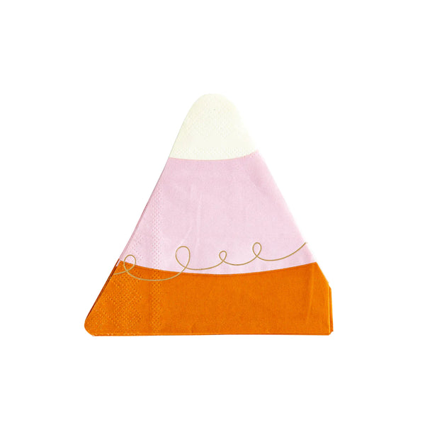 ghoul gang candy corn cocktail napkin