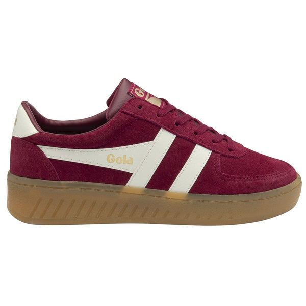 gola: grandslam suede-cerise/off white/gum