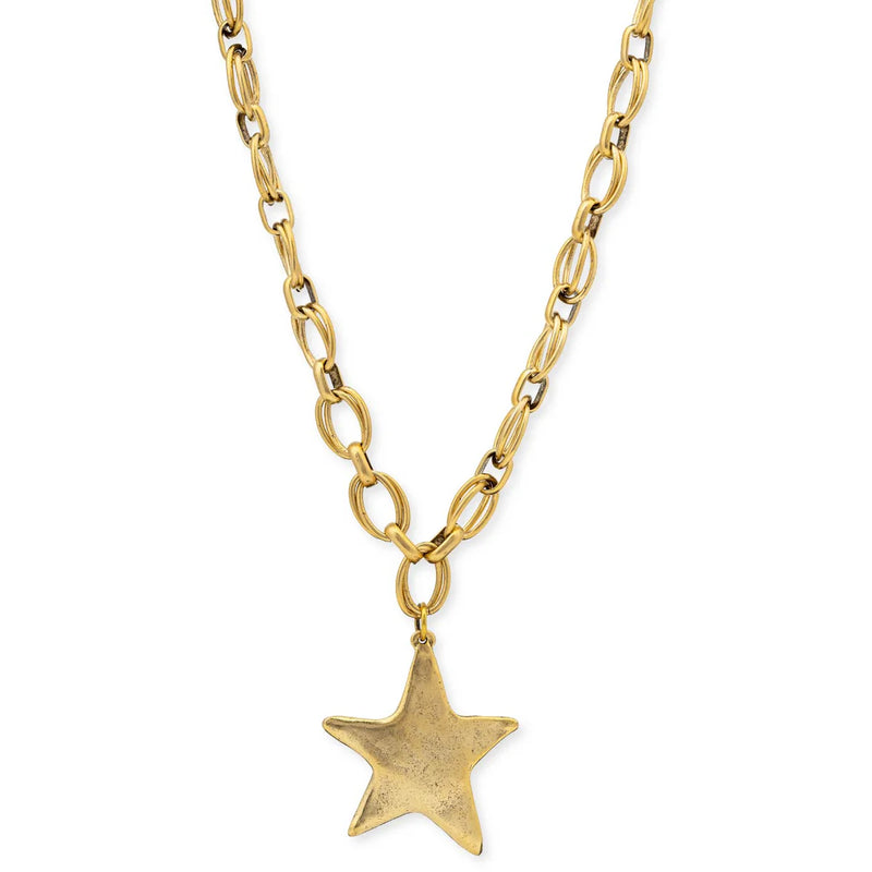 bracha: star shine necklace-gold