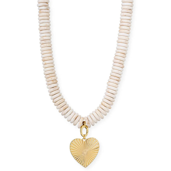 bracha: grand love beaded necklace-ivory