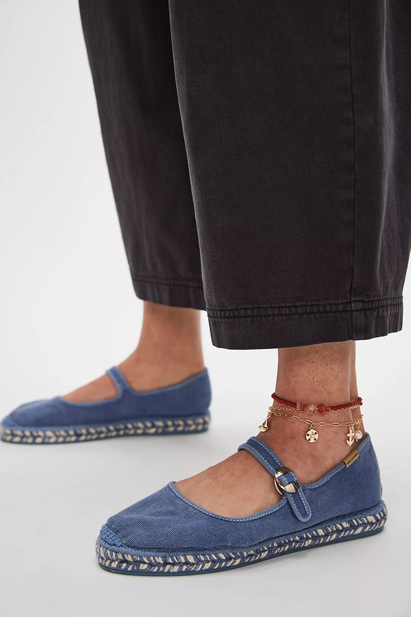 free people: oasis mary jane espadrille-washed nautical blue