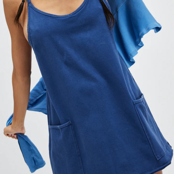 free people hot shot mini dress blue free people: hot shot mini-black grape – Lavish Boutique