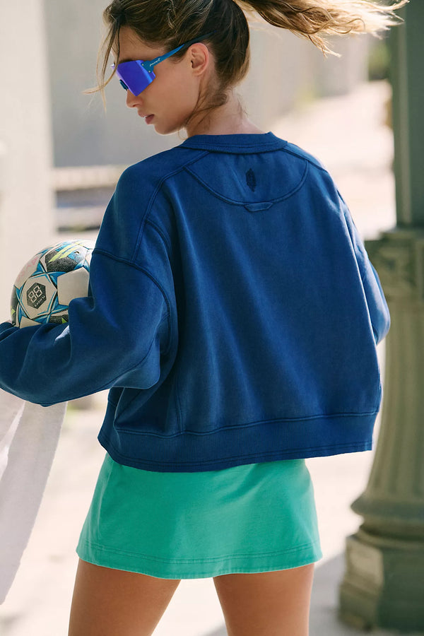 free people: intercept pullover-black grape
