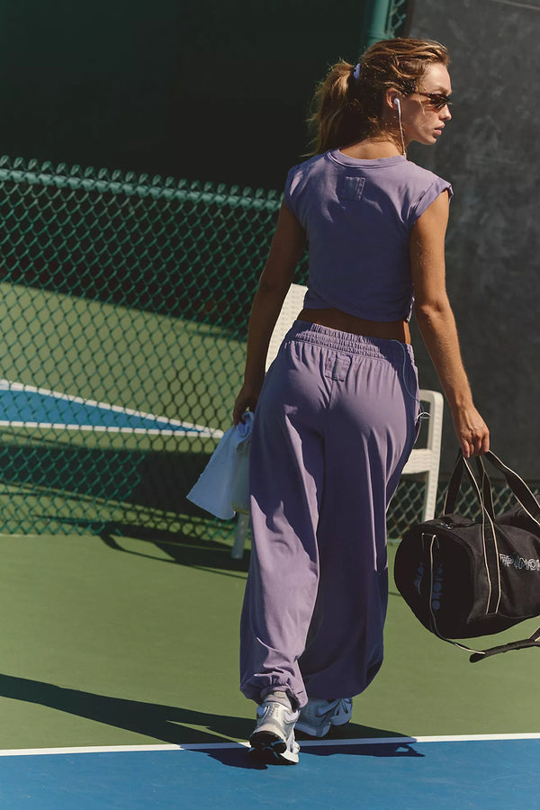 free people: hot shot crossover set-graphite
