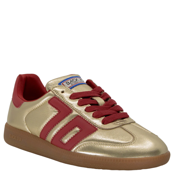 back 70: cloud sneaker-gold/red