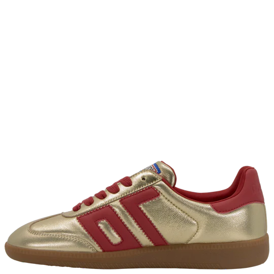 back 70: cloud sneaker-gold/red