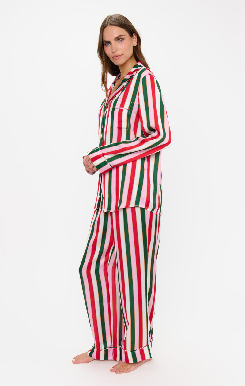 show me your mumu: classic pj set-jolly stripes silky