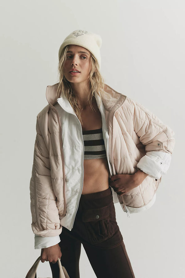 free people: pippa packable puffer jacket-ballet slipper