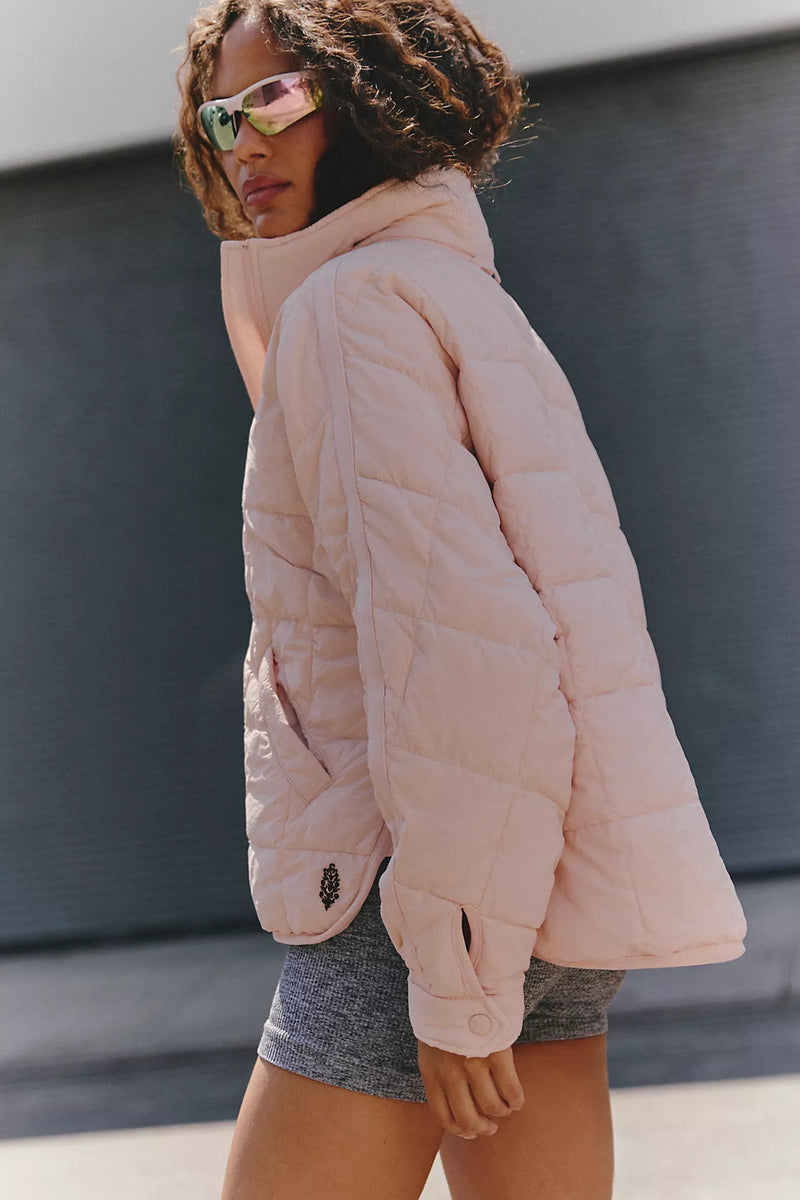 free people: pippa packable puffer jacket-ballet slipper