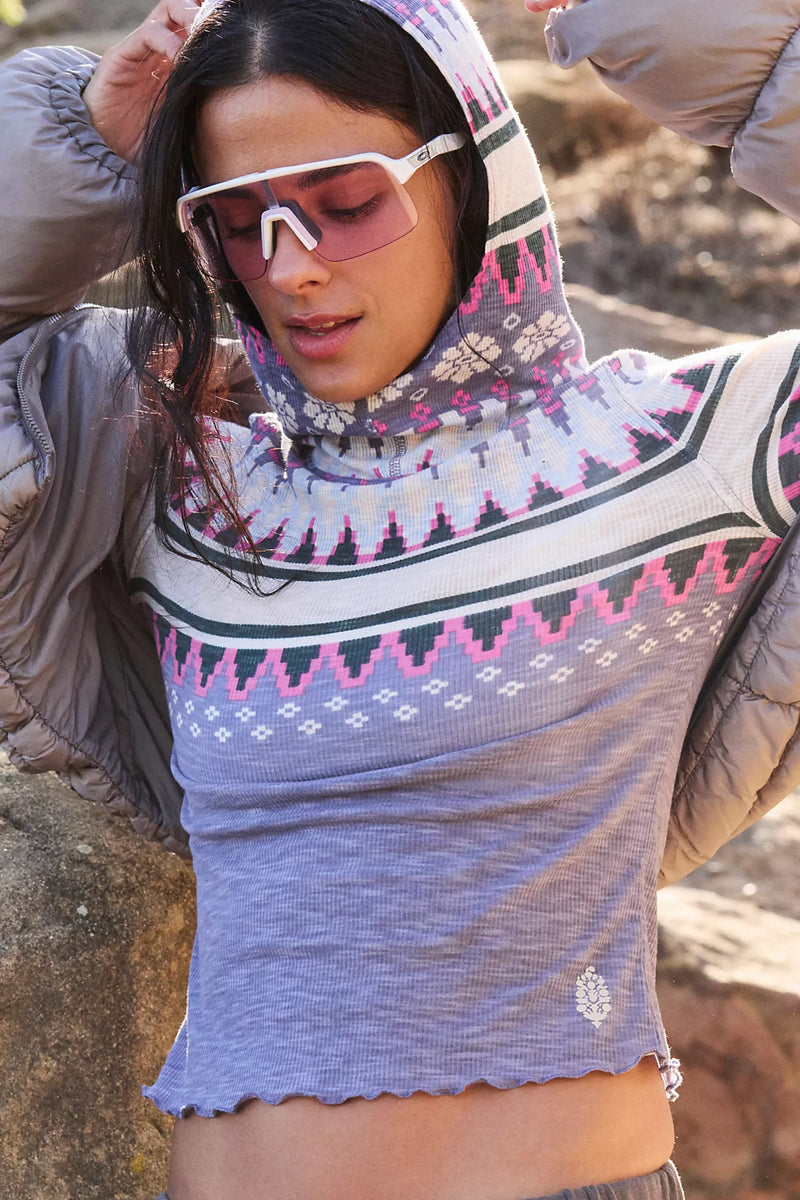 free people: printed breathe easy long sleeve-faire isle