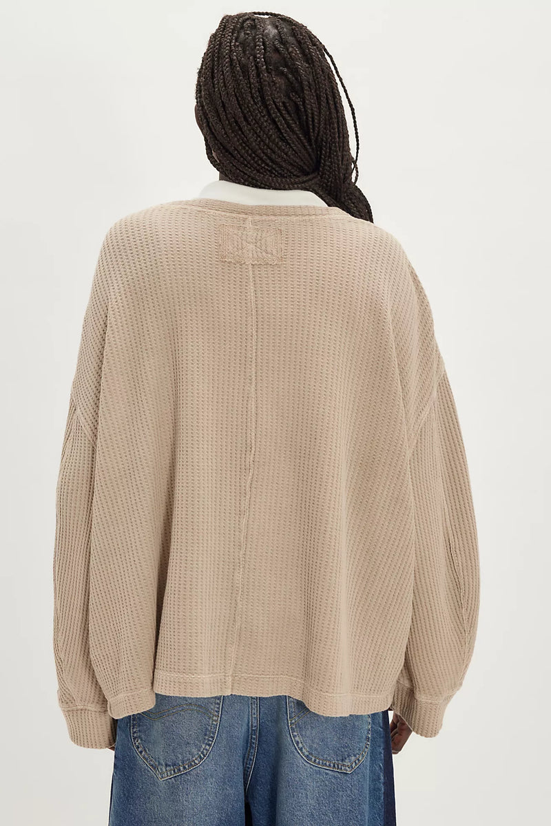 free people: dawson pocket thermal-smoothe stone