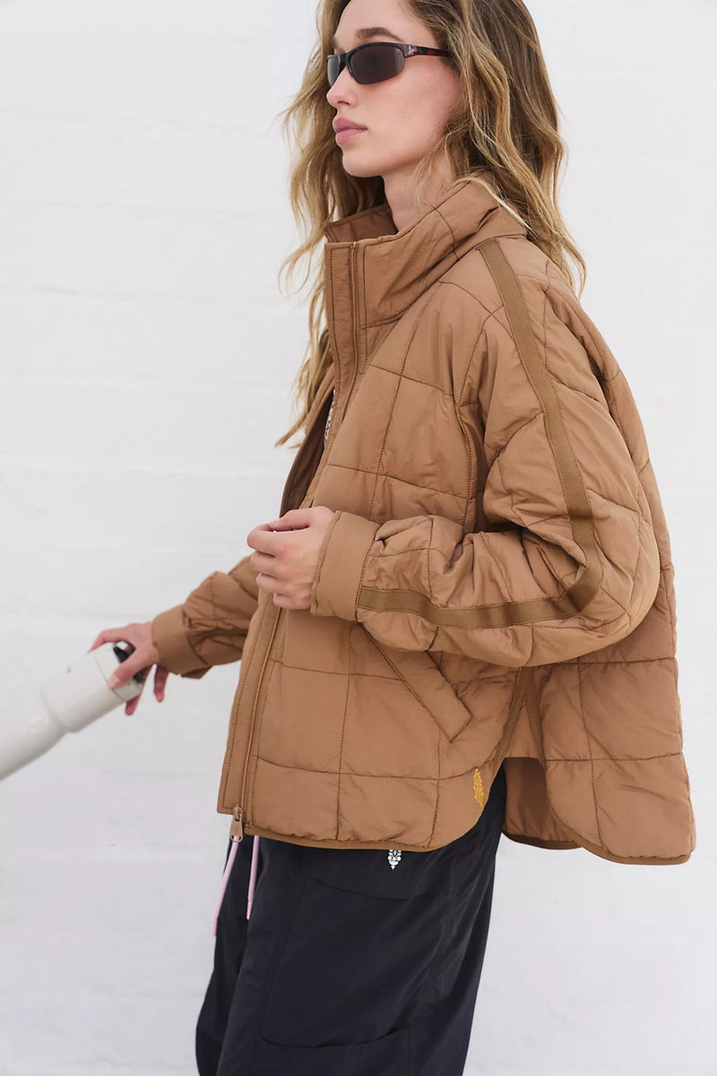 free people: pippa packable puffer jacket-twig