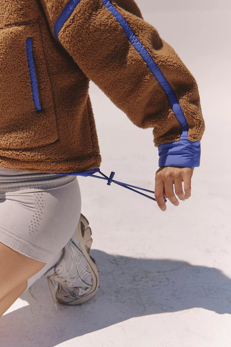 free people: mountain high 1/2 zip-twig combo