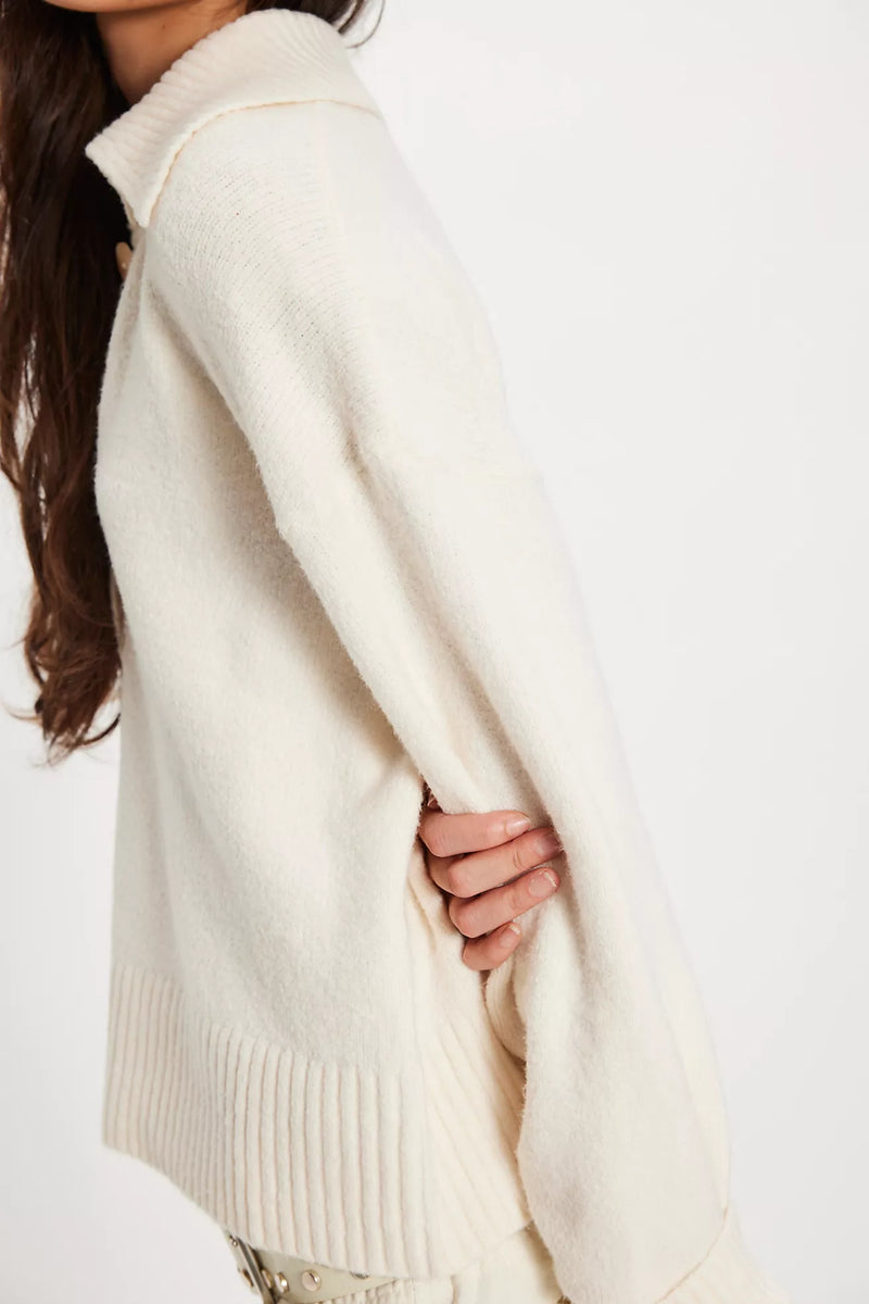 free people: trading up polo-ivory