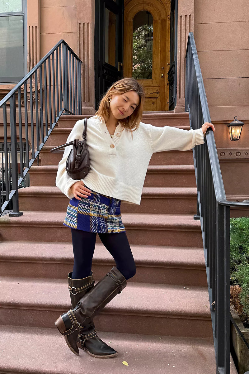 free people: trading up polo-ivory