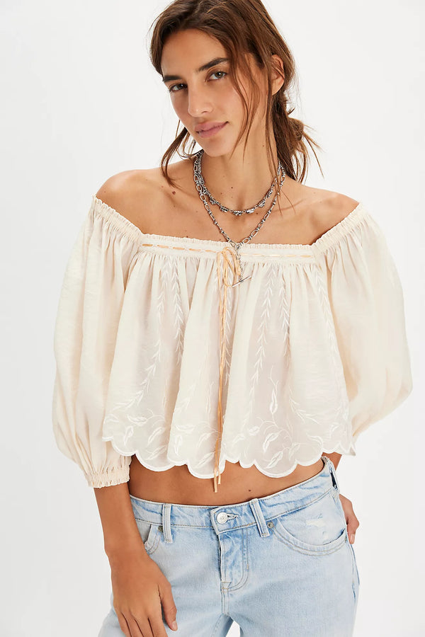 free people: bali daydream melody top-mother of pearl combo
