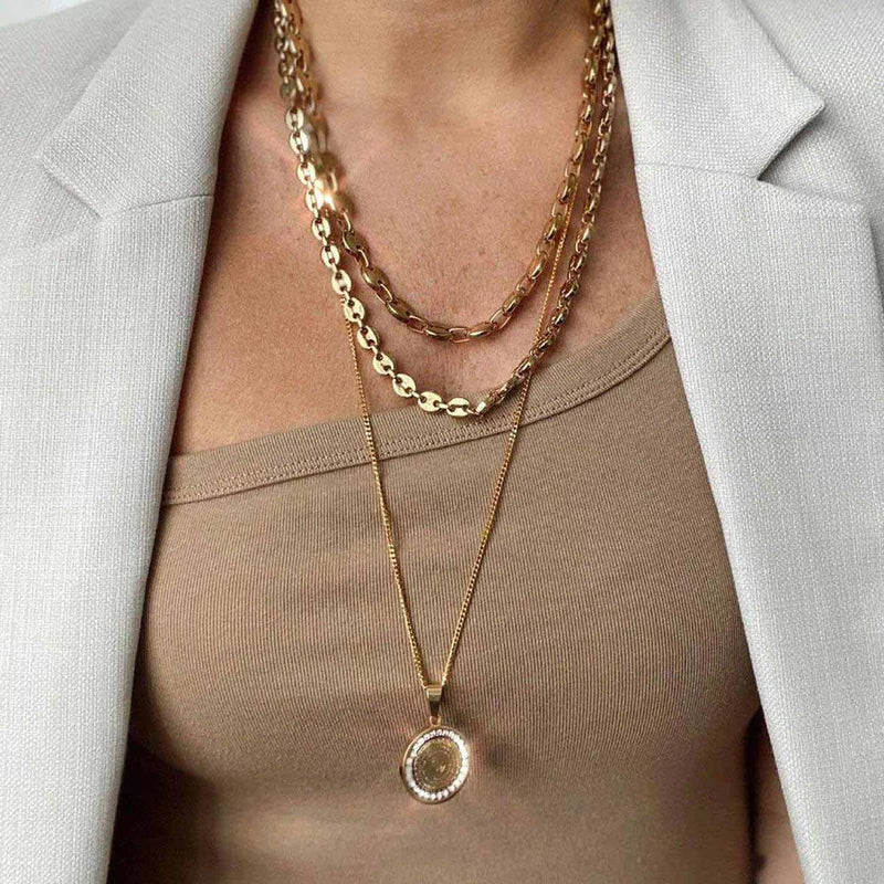 bracha: prayer warrior necklace-long