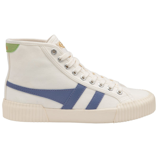 gola: rally high top-off white/lavender/patinagreen