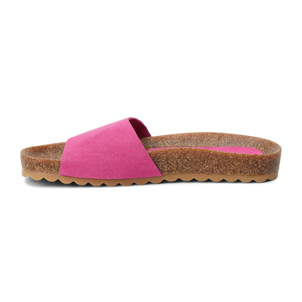 matisse: paradise slide sandal-fuchsia
