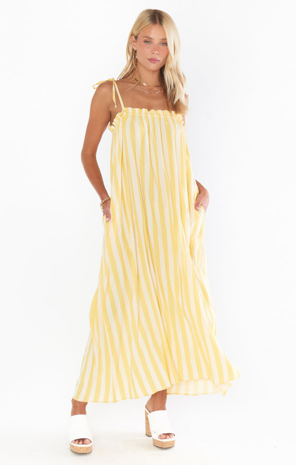 show me your mumu: angel maxi dress-sunny stripe